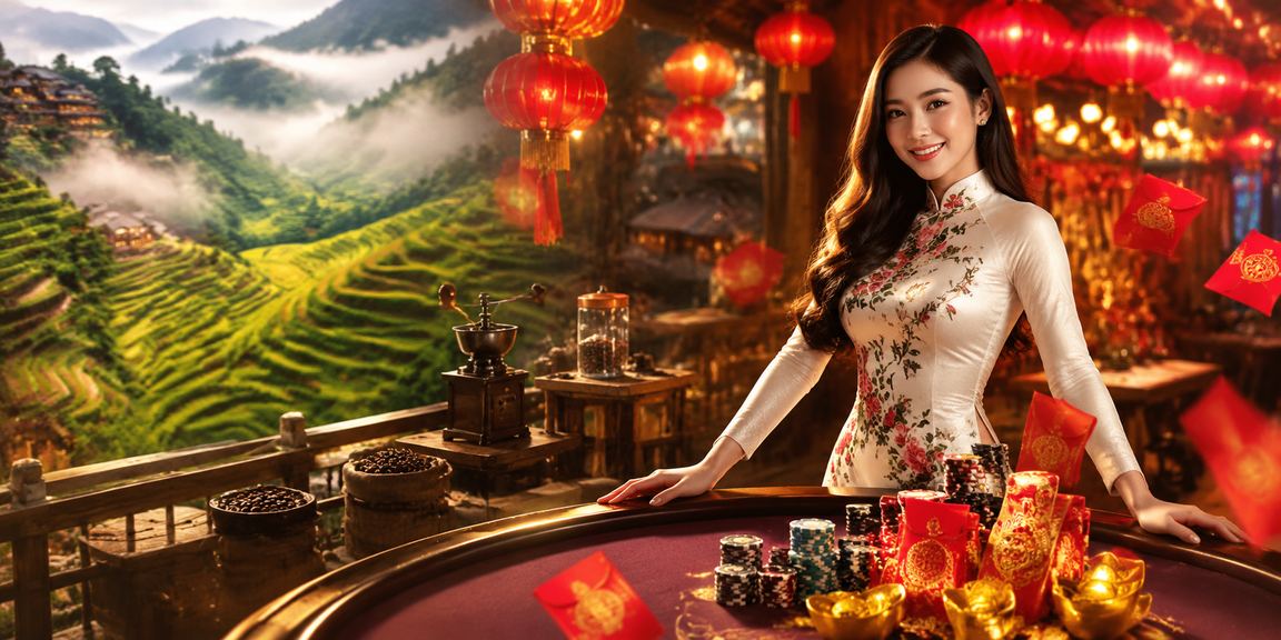 Bao lì xì đỏ và cà phê tại Sapa, biểu tượng thưởng và may mắn trong game